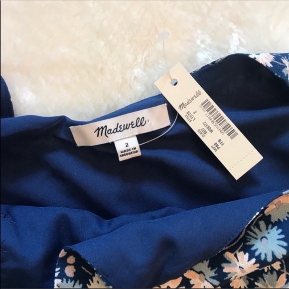 Madewell Button-Down Cami Top in French Floral - Picture 4 of 5